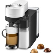 Resim Nespresso Vertuo Latissima Süt Çözümlü Kapsüllü Kahve Makinesi Beyaz 