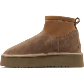 Resim Bueno Shoes Sahra Süet Kadın Dolgu Topuklu Bot 05AG2114054 05AG2114054 