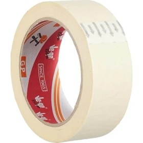 Resim 36MM x 30M Maskeleme Bant Gp Etiketli Bej 