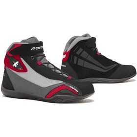 Resim Forma Genesis Korumalı Motosiklet Botu Siyah Gri Kırmızı 