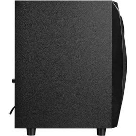 Resim Mikado MD-370BT 2+1 38W Siyah BT/AUX/USB/FM/LED Işıklı Multimedia Speaker 