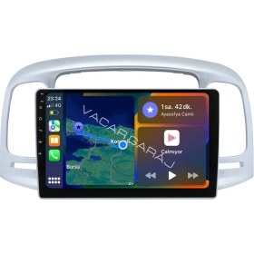 Resim NAVECRON HYUNDAI ACCENT ERA 2006-2012 ANDROID MULTİMEDYA GERÇEK 2/32 KABLOSUZ CARPLAY GERİ GÖRÜŞ KAMERALI 