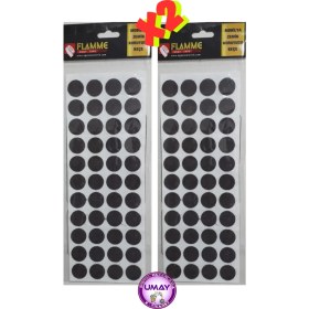 Resim Masa Sandalye Tv Bilgisayar Keçesi Zemin Koruyucu Yuvarlak Yapışkanlı Keçe 2 Paket (21 Mm) 