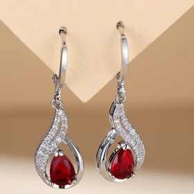 Resim Şık ve Sade Damla Küpeler - Kadınlar için Bakır ve Sentetik Kübik Zirkonyalı, Günlük ve Parti Etkinlikleri için Çok Yönlü, Tüm Sezon Giyim 