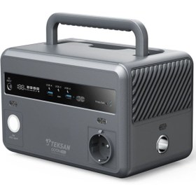 Resim Teksan Jeneratör Go On 300w Taşınabilir Güç Istasyonu, Güç Kaynağı, Güneş Paneli Ile Şarj Desteği, Hafif, Lifepo4 