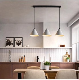 Resim Rys Retro Metal Dekoratif Metal 3 Lü Masa Üstü Sıralı Sarkıt Aviz 