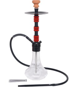 Resim METSAN Mshisha Ring Nargile Takımı Kırmızı 