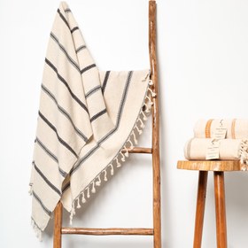 Resim Terra Peştemal, 95x190 cm - Siyah Terra 