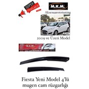 Resim Ford Fiesta 2009-2018 Model 4'lü Mugen Cam Rüzgarlığı 