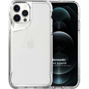 Resim Apple Iphone 12 Pro Max Kılıf Trex Bumper Şeffaf Microsonic