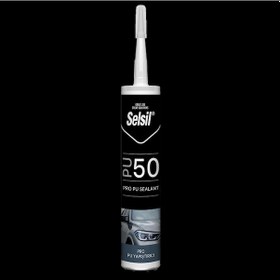 Resim Selsil Pu 50 Profesyonel Pu Mastik 280ml - Siyah Siyah 