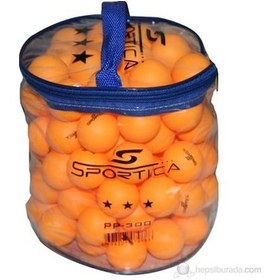 Resim Sportica Pp-300 Masa Tenisi Pinpon Topu 100 'lü Turuncu 