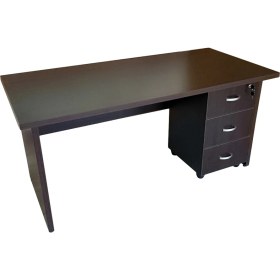 Resim Vena Oscar 3 Çekmeceli Masa Wenge 