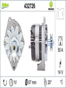 Resim Valeo 432726 Alternator 12 V 55a Renault R9-r11-r19-r21 Optima 7700764382 (WP862662) 