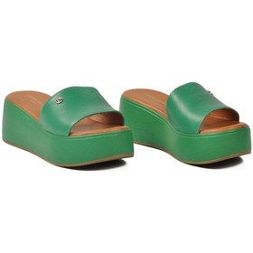 Resim Pierre Cardin Yeşil Hafif Kadın Topuklu Terlik Pc-54640 Z Yeşil 