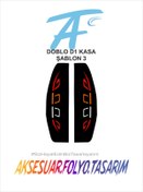 Resim aksesuar folyo tasarım Fiat Doblo D1 Stop Folyo 