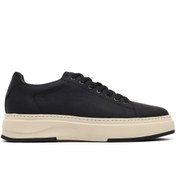 Resim Derimod Erkek Siyah Bağcıklı Kalın Tabanlı Deri Sneaker 25WFD6124FT 