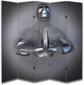 Resim İnsan Tasarımlı Oda Bölücü Paravan 180 x 200 cm 