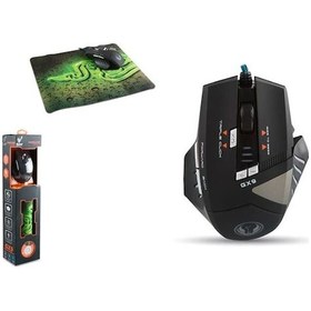 Resim Versatile GX-9 Kablolu Oyuncu Mouse + Mouse Pad 