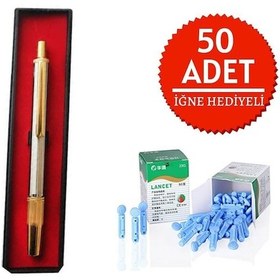 Resim Devix Tekli Lanset Kalemi Delme Kalemi Hacamat Kalemi Sülük Kalemi Metal 