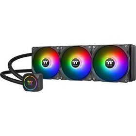 Resim Thermaltake TH360 ARGB Led Fanlı 360mm İntel/AM4 Serisi Uyumlu Sıvı Soğutma Sistemi (CL-W300-PL12SW-A) 