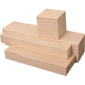 Resim iAhşap Köknar (Göknar) Ahşap Kereste Çıta Taslak Tahta Blok 