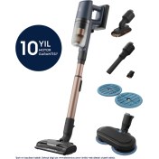 Resim Electrolux EP82H25WET 800 Serisi Islak ve Kuru Temizleme Yapabilen Dikey Şarjlı Süpürge, 10 Yıl Motor Garantili 