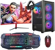 Resim Turbox Tx5151 i5 4440 16GB Ram 512GB SSD 4GB GTX1050Ti 23.6 Curved Oyuncu Bilgisayarı 