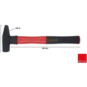 Resim Ceta Form 500 Gr Fiber Saplı Tesviyeci Çekiç L01f-500 