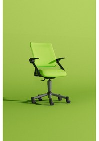 Resim Creo Mobili Yükseklik Ayarlı Vega Plus Çalışma Sandalyesi, Ofis Ve Bilgisayar Koltuğu Yeşil/yeşil Gri 