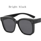 Resim Kunkka Coco 2023 Moda Polarize Güneş Gözlüğü - Vintage Balıkçılık Ve Sürüş İçin Taşınabilir Erkek/kadın Modeli Black 