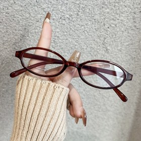 Resim 1 Çift Kadın Küçük Yuvarlak/Oval Tam Çerçeve Gözlük - Kaplumbağa Kabuğu Kahverengi Çerçeve, Hafif Şık Gözlük, Okuma, Bilgisayar ve Günlük Kullanım İçin Küçük Boy Numarasız Gözlük, Vintage Tarzı Küçük Yüz İçin Uygun Çerçeve 