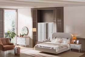 Resim Country Yatak Odası Takımı 