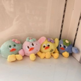 Resim Dzjjna Yeni 1 Adet Dört Inç Iyi Şanslar Karikatür Peluş Oyuncak Bebek Anahtarlık Sevimli Bebek Anahtar Küçük Kolye Seti (Yurt Dışından) 