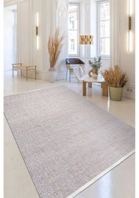 Resim Youdayhomecollection Serra-bej - Salon , Oturma Odası Ve Koridor Halısı-robot Süpürge Uyumlu-kolay Temizlenebilir - 100x200 Çok Renkli 
