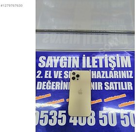 Resim Apple iPhone 12 Pro Max İkinci El YD | 128 GB | Altın 