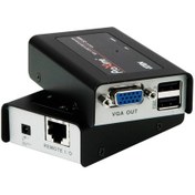 Resim Mini Usb Kvm (Keyboard/Video Monitor/Mouse) Mesafe Uzatma Cihazı, 100 Metre (Mini Usb Kvm Extender) 