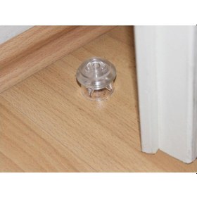 Resim Metali Kapı Yer Tamponu 5cm Stoper Şeffaf 2 Li Set 