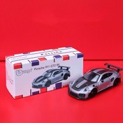 Resim PORSCHE 911 GT2 RS Modeli için - 1:64 Ölçekli Alaşımlı Geri Çekme Oyuncak Araba Gençler İçin, Mükemmel Doğum Günü Hediyesi, Gri/Yeşil, PORSCHE STUTTGART için kışlık 