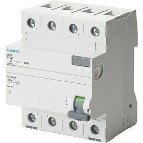 Resim Siemens 4X25 Amper 300Ma Kaçak Akım Koruma Rölesi 5Sv4642-0 