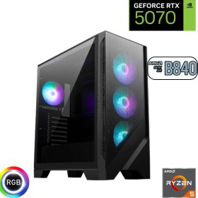 Resim Güneysu Ryzen 5 7500F 64GB Ddr5 2tb SSD Rtx 5070 12GB B840 Wi Fi Anakart Masaüstü Bilgisayarı 
