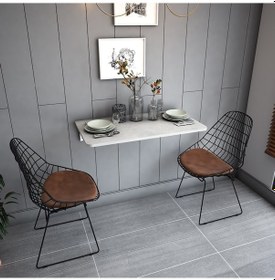 Resim Asratrend Duvara Monte Masa Çalışma Yemek Masası Duvardan Asra Trend Dmm-03 