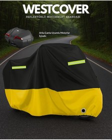 Resim Honda Vt 750 C Shadow Uyumlu Motosiklet Brandası Premium Kilit Uyumlu -siyah 