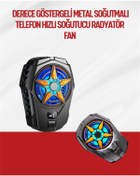 Resim TeknoKesgin Oyunlar İçin Telefon Soğutucu – 65-85 mm Uyumlu, Dijital Ekranlı 