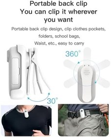 Resim 1080P Küçük Aksiyon Kamerası WiFi Spor Kamerası 120° Geniş Açı Lens Dahili Pil ve Askı 32GB TF Kart Montaj Aksesuarları Beyaz 