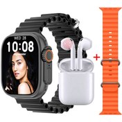 Resim DigiMonster Ultra Plus Watch 8 Akıllı Saat + Bluetooth Kulaklık + Yedek Kordon 2.1 Ekran Kablosuz Şarj IPS Ekran 