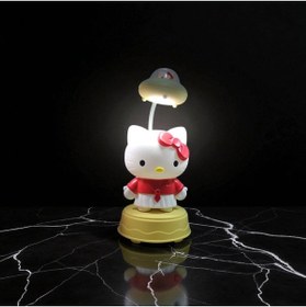 Resim Kuzey Tacı Sevimli Hello Kitty Figürlü LED Masa Lambası Vip 3 Renk 