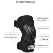 Resim Didadodo Motosiklet Koruyucu Dizlik - Siyah Yeşil, Kask İle Kombin Yeşil 