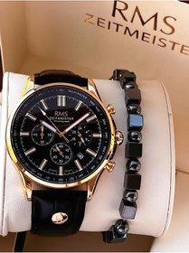 Resim RMS Romanson Deri Kordon İç Fonksiyonları Aktif 5 Atm Suya Dayanıklı Erkek Kol Saati AG1578.07 
