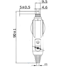 Resim Ic-246b Çakmak Fişi Ledli 